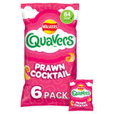 Walkers Quavers Prawn Cocktail crisp multipack 6x16g (British brand)