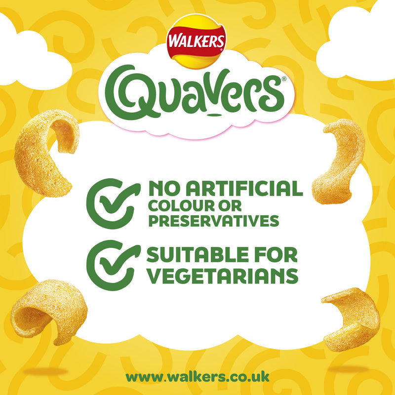 Quavers Cheese multipack 20x16g, imported from the UK