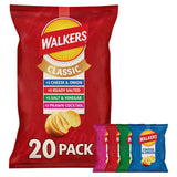 Walkers crisps multipack Classic Variety 20x25g, imported from the UK