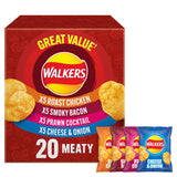 Chips Walkers Variété Viande, multipack de 20 x 25 g (marque britannique)