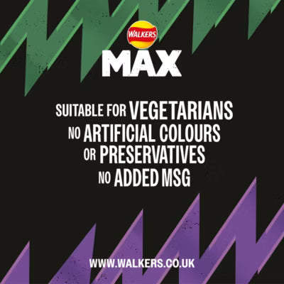 Walkers Max Pizza Hut Pepperoni Feast Ridged Sharing Crisps 140g
