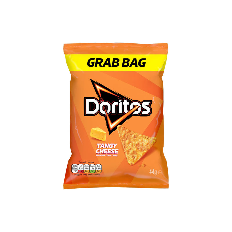 Doritos Tangy Cheese tortilla chips grab bag 44g (British brand)