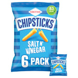 Smiths Chipsticks Salt & Vinegar crisps multipack 6x17g (British brand)