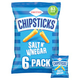 Smiths Chipsticks Salt & Vinegar crisps multipack 6x17g (British brand)