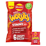Walkers Wotsits crispy bacon chickpea crisps multipack 6x12g - British product