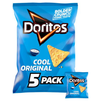 Doritos Cool Original tortilla chips multipack 150g - British product