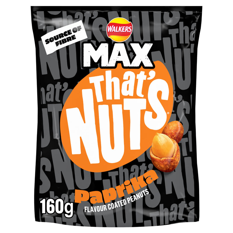 Walkers Max Paprika coated peanuts 160g (British brand)