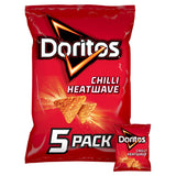 Doritos Chilli Heatwave Multipack Tortilla Chips Crisps 5x30g GOODS ASDA   