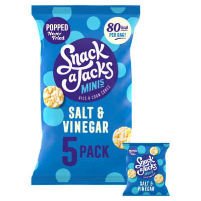 Snack a Jacks salt and vinegar rice cakes multipack (British brand)