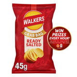 Walkers ready salted crisps 45g grab bag (British brand)