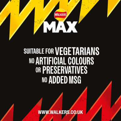 Walkers Max jalapeño & cheese coated peanuts 175g (British brand)