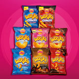 Walkers Wotsits Giants prawn cocktail crisps 105g (British brand)