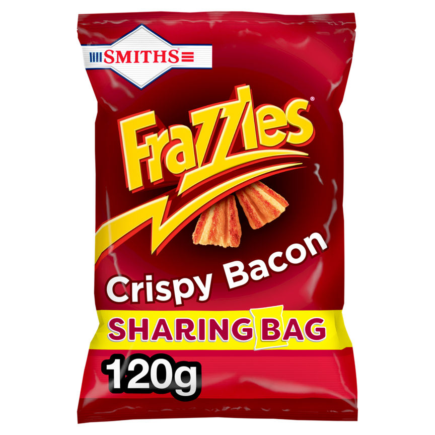 Smiths Frazzles Crispy Bacon Sharing Crisps GOODS ASDA   