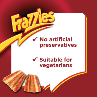 Smiths Frazzles bacon crisps 120g (British brand)