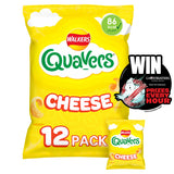 Walkers Quavers Cheese Light Curly Multipack Crisps GOODS ASDA   