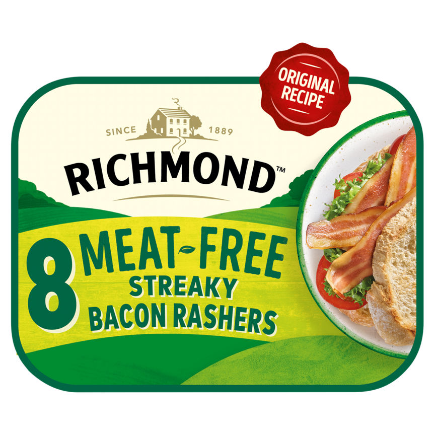 Richmond 8 Vegan Meat Free Streaky Bacon Rashers