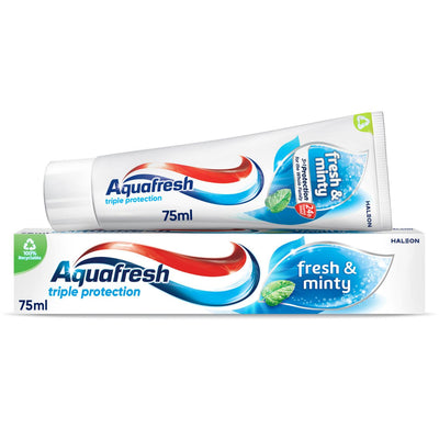ASDA Aquafresh Fresh and Minty Toothpaste, 75 ml- Buy online at McGrocer