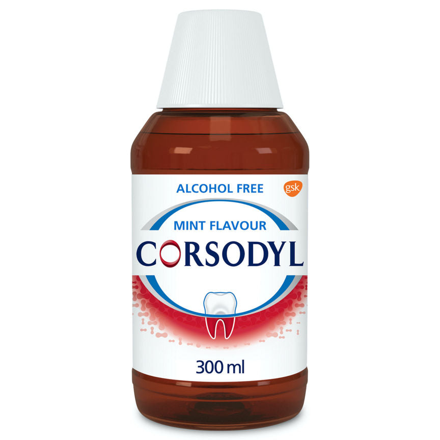 Corsodyl Gum Disease & Bleeding Gum Treatment Mouthwash, 0.2% Alcohol Free GOODS ASDA   