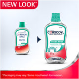 Corsodyl Alcohol Free Fresh Mint Mouthwash 500ml - British product