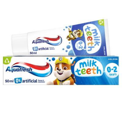 Aquafresh Baby Toothpaste, Milk Teeth 0-2 Years