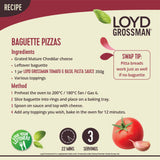 Loyd Grossman Tomato and Basil pasta sauce 350g, imported from the UK