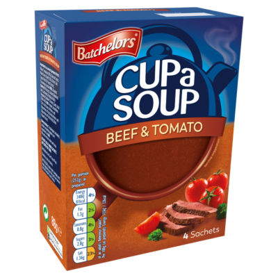 Batchelors instant soup Beef & Tomato 88g (British brand)