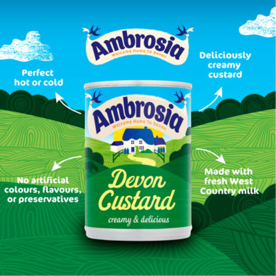 Ambrosia Devon custard 400g - British product