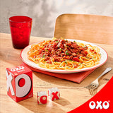 Oxo reduced salt beef stock cubes 142g, imported from the UK