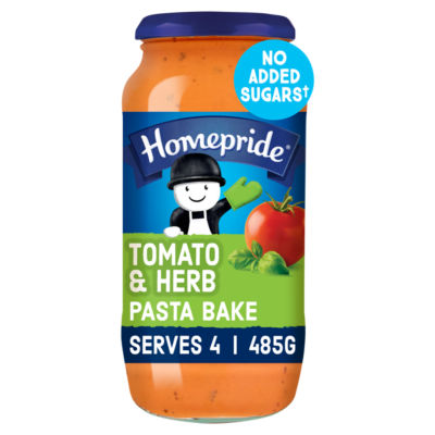 Homepride Pasta Bake Sauce Tomato & Herb 485g, UK version