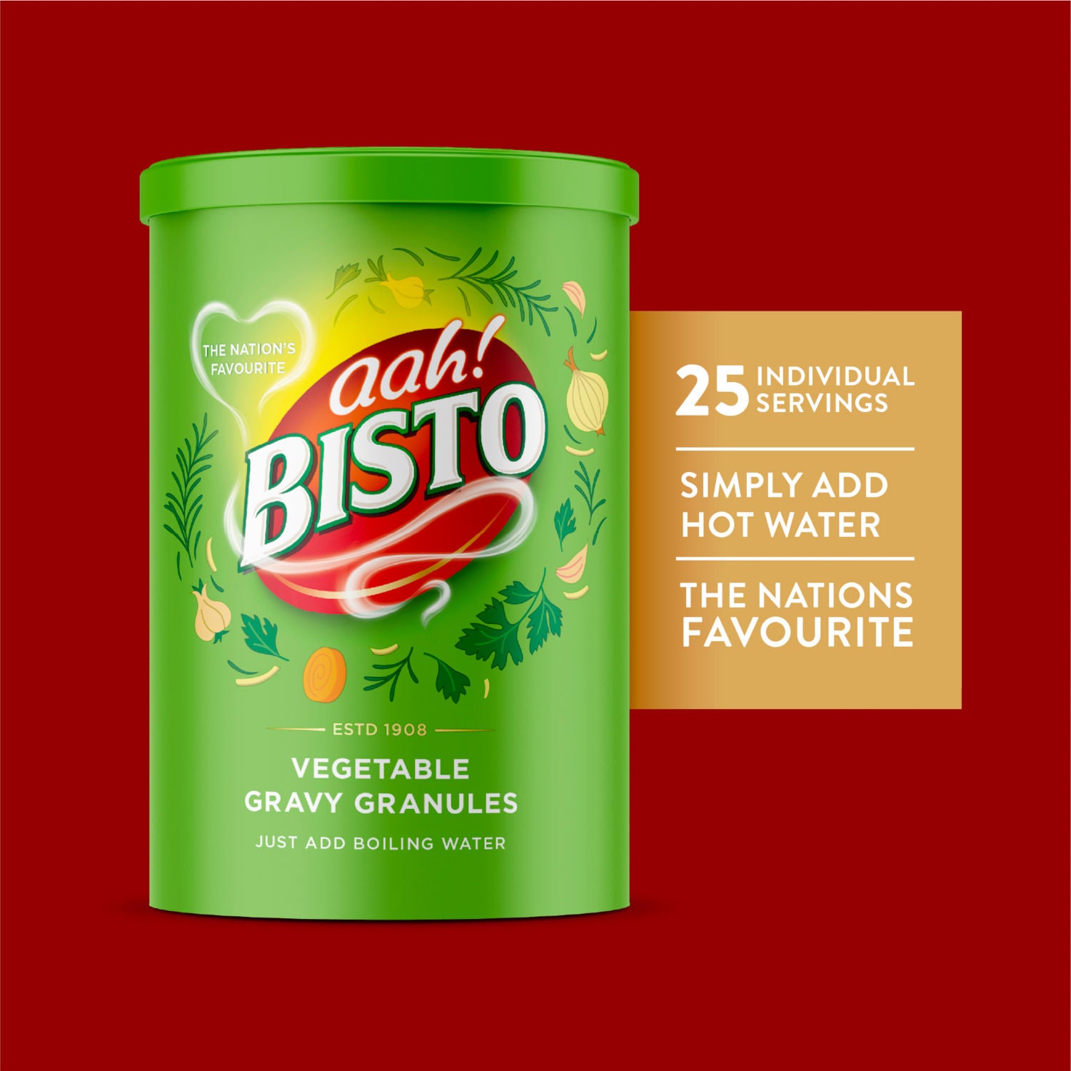 Bisto vegetable gravy granules 190g - British product
