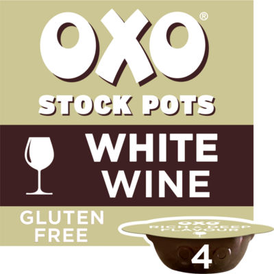 Oxo White Wine Stock Pots 4 x 20g (British brand)