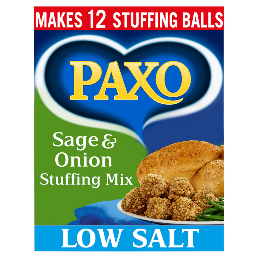 Paxo Sage & Onion Low Salt Stuffing Mix GOODS ASDA   