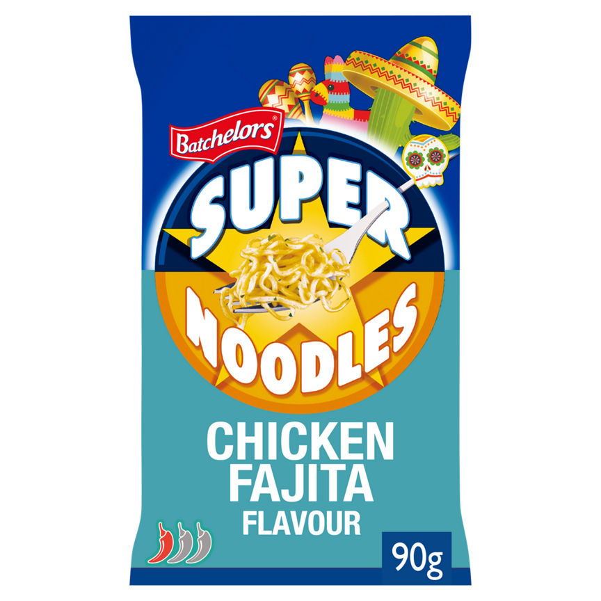Batchelor's Super Noodles Mexican Chicken Fajita Flavour GOODS ASDA   