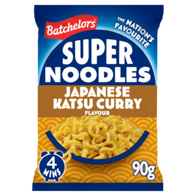 ASDA Batchelor's Super Noodles Japanese Katsu Curry Instant Noodle Block 90g- Buy online at McGrocer
