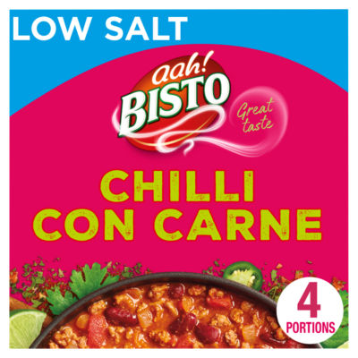 Bisto Seasoning Mix Chilli Con Carne 43g, imported from the UK