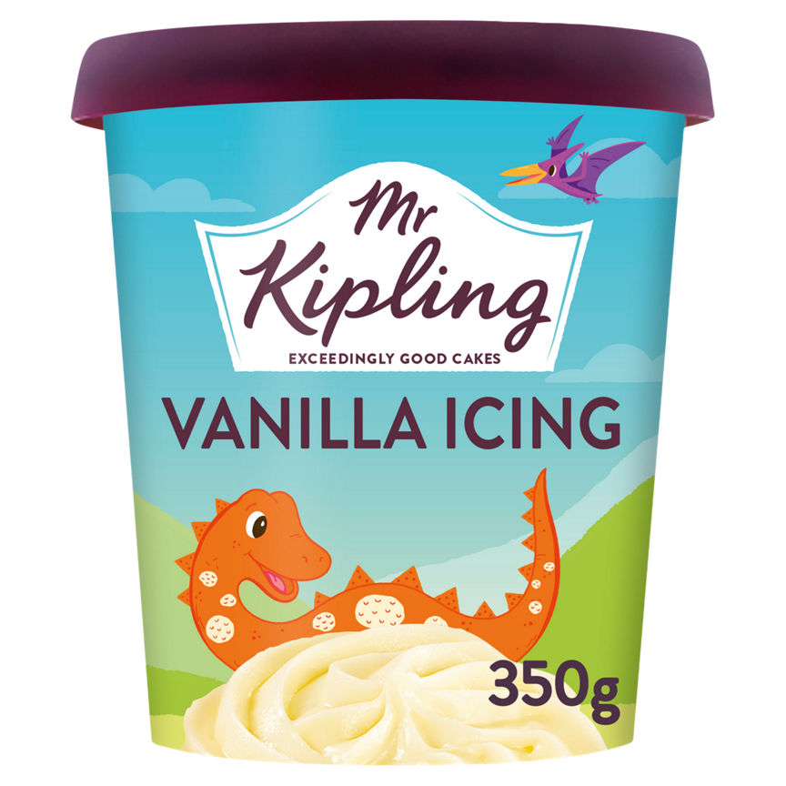 Mr Kipling Dinosaur Vanilla Flavour Icing 350g