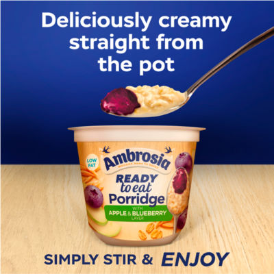 Ambrosia Porridge with Apple & Blueberry Layer 210g