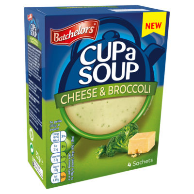Batchelors instant soup Cheese & Broccoli 92g (British brand)