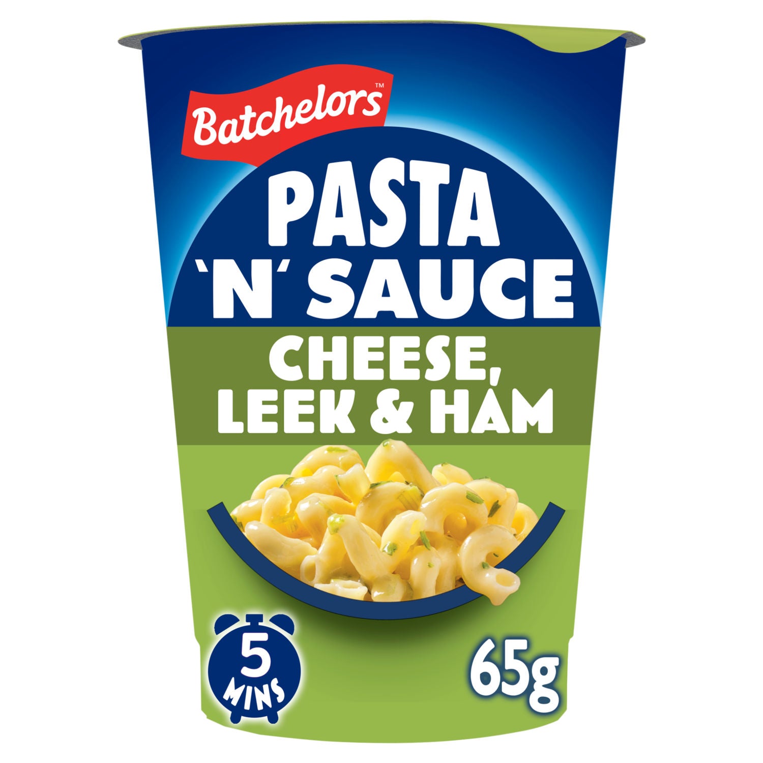 Batchelors pasta pot Cheese Leek and Ham 65g (British brand)