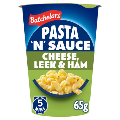 ASDA Batchelors Pasta 'N' Sauce Cheese, Leek & Ham Flavour Pasta Pot 65g- Buy online at McGrocer