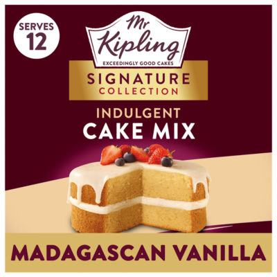ASDA Mr Kipling Signature Baking Madagascan Vanilla Cake Mix 425g- Buy online at McGrocer