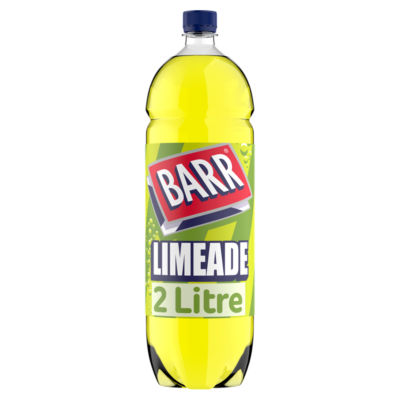 Barr Limeade نكهة مشروب غازي زجاجة 2 لتر، نسخة المملكة المتحدة