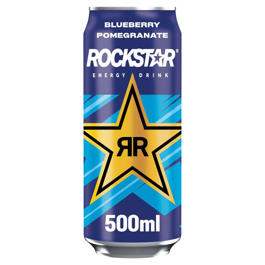 Rockstar Xdurance Blueberry Pomegrante & Acai Energy Drink Can GOODS ASDA   