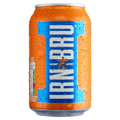 IRN-BRU regular soft drink can multipack 8x330ml (British brand)