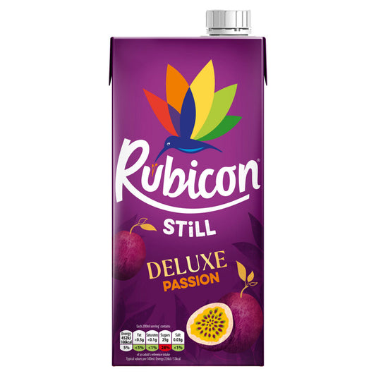 Rubicon Still Deluxe Passion 1 Litre GOODS ASDA   