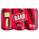 Barr cola fizzy drink 6 pack 330ml cans - British product