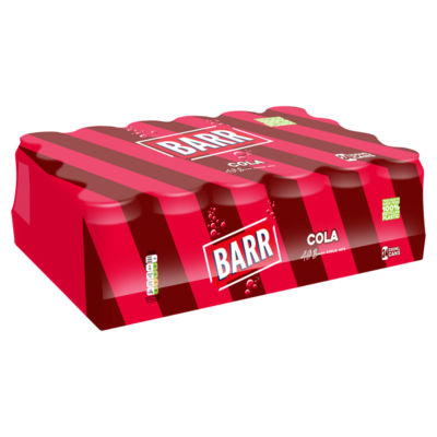 Barr cola soft drink 24 pack 330ml cans, UK version