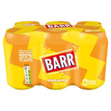 Barr Pineapple sparkling soft drink 6 x 330ml - British product