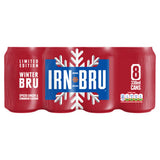 Irn-Bru Winter Bru spiced ginger cinnamon soft drink 330ml (British brand)