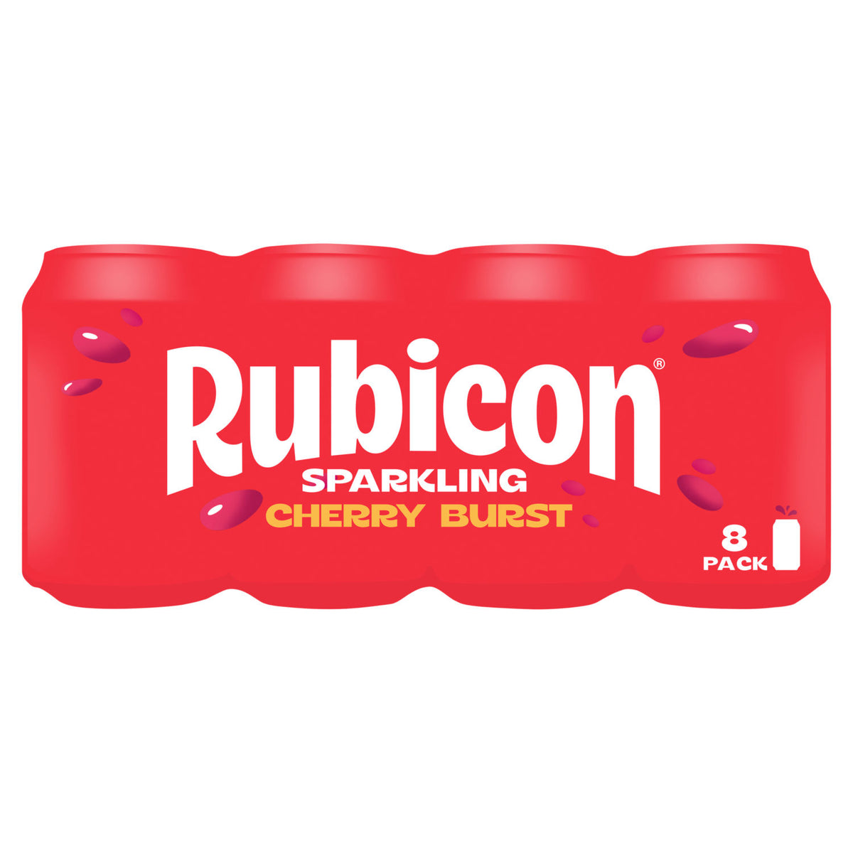 Rubicon Cherry Burst soft drink multipack 8x330ml, UK version
